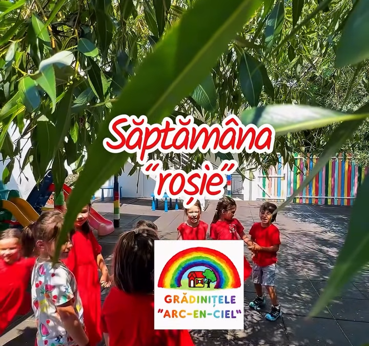 Încheiem Săptămâna Roșie cu multe zâmbete, activități și amintiri frumoase.