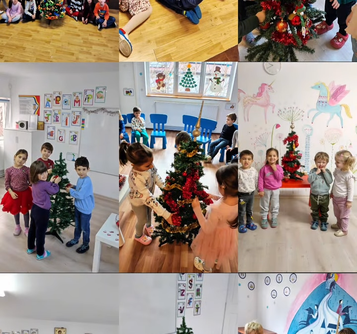 Micuții de la Grădinițele „Arc-en-Ciel” și-au îmbrăcat în haine de sărbătoare întreaga clasă.