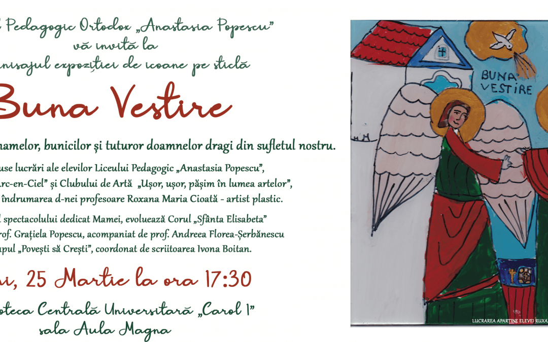 Eveniment dedicat Bunei Vestiri