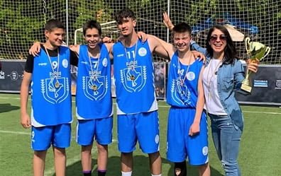 Am câștigat Cupa Academia Sportului – Trofeul București – la baschet!