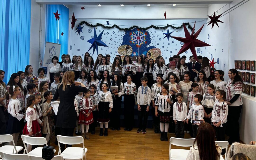 Astăzi am avut bucuria unui colind extins, de la București la Slobozia, și-napoi!