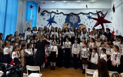 Primim cu colindul elevii Liceului Pedagogic „Matei Basarab” din Slobozia. 15 decembrie 2025