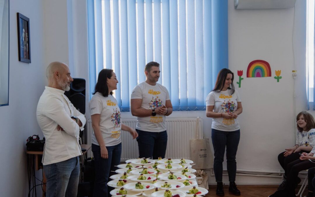 Astăzi copiii noștri au avut parte de un chef adevărat!