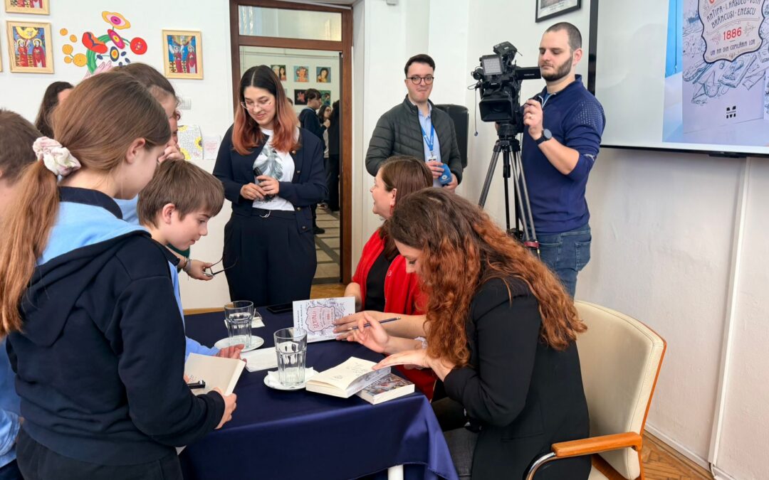 Evenimentul nostru de ieri, reflectat de Trinitas TV, căruia îi mulțumim pe această cale! Genialii de ieri se întâlnesc cu cei de azi pentru cei de mâine!